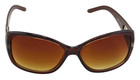 Sunglasses-retro  Brown Oversized Sunglasses Brown Gradient Lens Glam Fashion