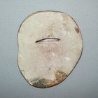 Great Old Antique Vtg 19th C 1800s Folk Art Childs Face Chalk Portrait Plaque