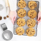Round Cookie Cutter Set 3pc Stainless Steel Biscuit Pastry Fondant