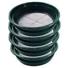 4pc Gold Panning Classifier Screen Set - Mesh Soil Sifter For Prospecting   Mini