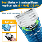 Professional Animal Pet Dog Cat And Horse Cordless Hair Clipper Grooming Kit Wit