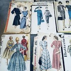 Vintage Lot 42 Sewing Patterns Old 30s 40s 50s 60s Vogue Advance Hollywood Simpl