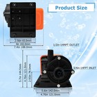 Marine Air Conditioning Circulation Pump 500 Gph 115v Marine Ac Water Pump