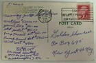 1958 Nj Postcard Atlantic City Vintage Public Service Bus Coach Woman Swimsuit
