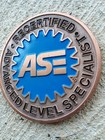 Ase Recertified Advanced Level Specialist Toolbox Medallion Magnet Very Good 3 
