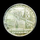 1936 S - Uncirculated Bay Bridge Commemorative Silver Half Dollar Coin 50c