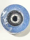 4-1 2  X 7 8 Arbor Flap Wheel 40 Grit Zirconia Heavy Duty Sanding Disc Type 27