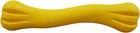 Jolly Pets Bone 6 Inch Yellow  Rubber Chew Toy For Dogs