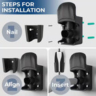 Tesla Model 3 y s x Wall Charger Cable Holder Organizer 180   Rotating Sports Car