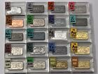 20 X 1 Gram Periodic Element Metal Ingots Bullion Tantalum Cobalt Zirconium Zinc