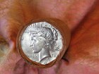 Roll Of 20 Silver Peace Dollars 1921 End   1921 End Bin Top1750