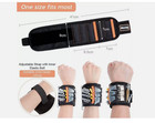 2pieces Magnetictool Holder Wrist Strap Forscrews nails drill Bits Workshop Band