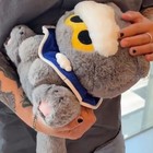 New Style G-dragon Zoa Concert Princess Little Grey Cat Plush Doll Toy Ornaments