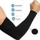 1pair Uv Protection Arm Sleeves Cooling Nylon Outdoor Cycling Hiking Sports