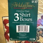 Vintage Christmas Clothing Gift Boxes Santa   Christmas Sealed 3 Boxes In Pack