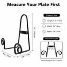4 Pack Plate Hangers For The Wall  Metal Plate Stand Holder And Tabletop Disp   