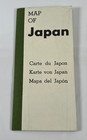 1960 s Vintage Travel Map Of Japan Brochure With Information Multilingual