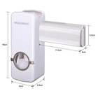 Press 2 Paste Hands Free Automatic Toothpaste Dispenser Bonus Toothbrush Holder