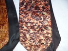 Lot Of 6 Vtg 50s Acetate Acscots Cravats All Different Patterns Some Tlc