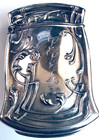 Sterling Vesta Case Match Safe Art Nouveau Gorgeous Excellent Nice No Use