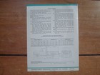 International 1100-b Pickup  4 X 4  Specification Sheet Brochure  Canadian 