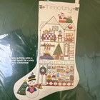 Dimensions Crewel Embroidery Stitchery Christmas Stocking Kit country Store 8039