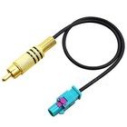 Male Fakra To Rca Car Antenna Adapter Cable For Mercedes W211 Command Systems