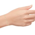 10k Yellow Gold 2 5mm Diamond Cut Pave Figaro Chain Bracelet Anklet 7  8  9 