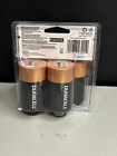 Duracell Coppertop D Batteries  4 Count Pack  D Battery With Long-lasting Power