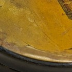 Antique Papier Mache Snuff Box Late 18th 19th C City Harbor View Lacquered