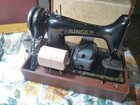 Vintage Singer 1928 Sewing Machine W Case Ac055946 Model 99 Missing Light