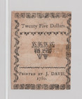 May 10  1780 North Carolina Colonial 25 Dollars Fr  Nc-191a - Ungraded