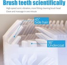 Sani White Ultrasonic Toothbrush Sparkle Glow U Shaped Teeth Whitening 360 Brite