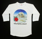 Grateful Dead Shirt T Shirt Vintage 1981 Europe  81 Stanley Mouse Rose Skull L
