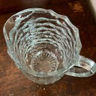 Vintage American Whitehall 64oz  Pitcher 8 1 2  Indiana Glass  Cubist