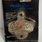 Vintage Nip Coca-cola Cast Iron Bottle Opener W mounting Screws Coke Soda Pop