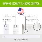 1 000 Wristco White Tyvek Wristbands For Events - Comfortable 1 000  