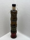 Vintage Vinegar Infused Vegetable Glass Bottle 14    Tall-peppers