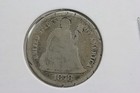1878-cc Seated Liberty Dime Cut Reverse 680t