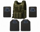 Bulletproof Vest Body Armor Level Iiia Multi-threat Blueline Vest