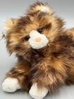 Ty Classic Kitty Cat Jumbles Calico Brown Tabby White Paws Long Hair 13    Plush