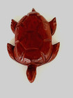Antique Vintage Hand Carved Wooden Turtle
