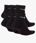 Nike Everyday Cushion Unisex Ankle Training Socks  6 Pair      Large- Black