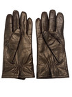 Brown Leather Thinsulate Gloves Womens L Xl Merona Genuine Insulated Lined Warm