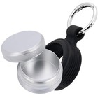 Compact Waterproof Pill Box Keychain - Travel Medicine Organizer For Earplugs  
