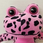 Toys R Us Animal Alley Vintage Pink Frog Black Spots Long Legs Hanging Plush Toy