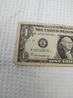 2013  Federal Reserve Note One Dollar Bill banknote  Star Bill  001