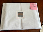 New White Bellino Italy Luxury Hemstitch King Sheet Set 100  Cotton Percale