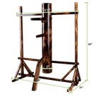 Wood Wing Chun Adjustable Frame Target Man Training Dummy Martial Arts Kung Fu