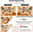 Thanksgiving Decorations Flag 3x5 Ft Turkey Pumpkin Banner